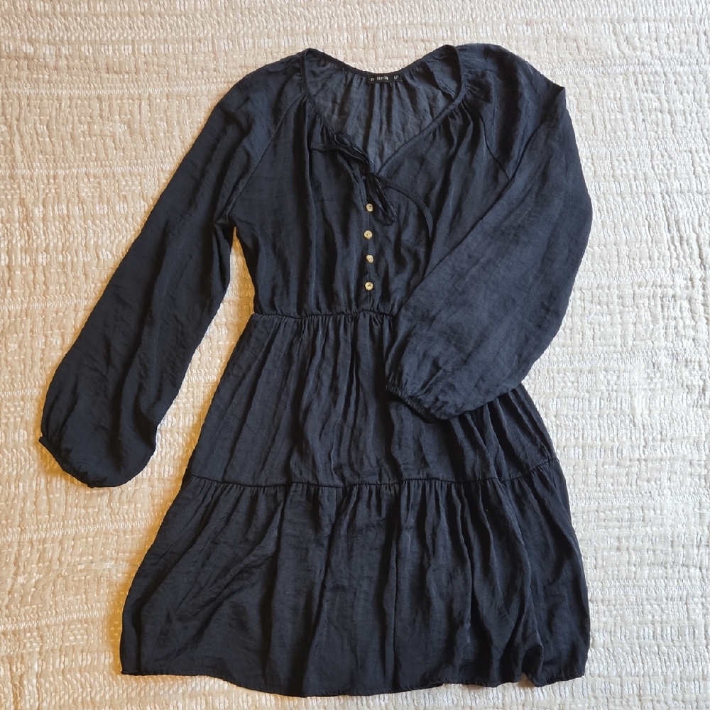 Cotton On Navy Long Sleeve Dress
